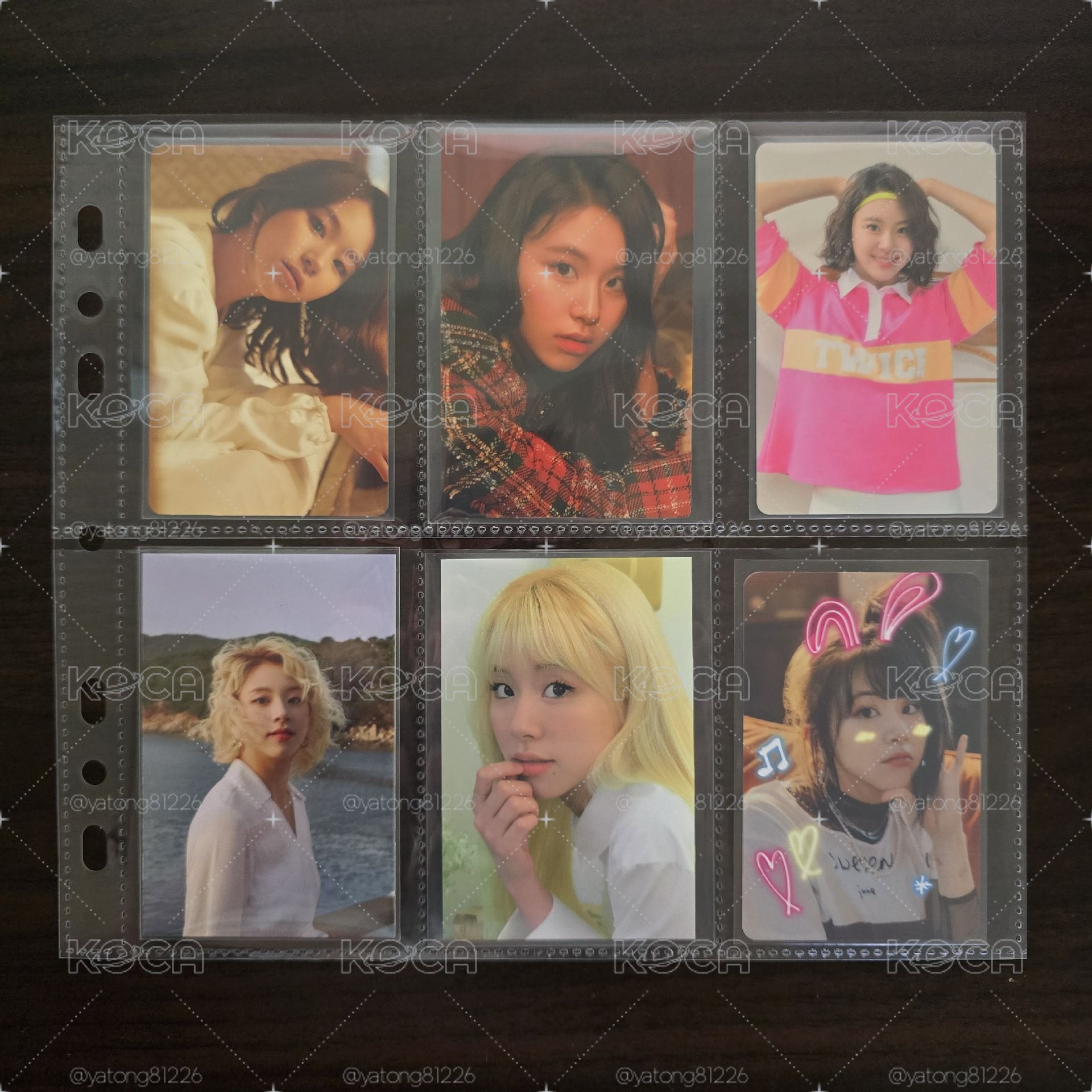 TWICE 彩瑛 韓國年曆卡小盤