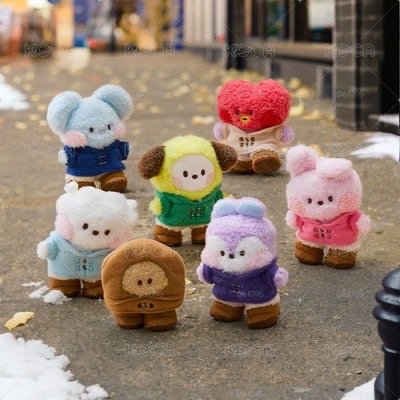 bt21 boots mini plush