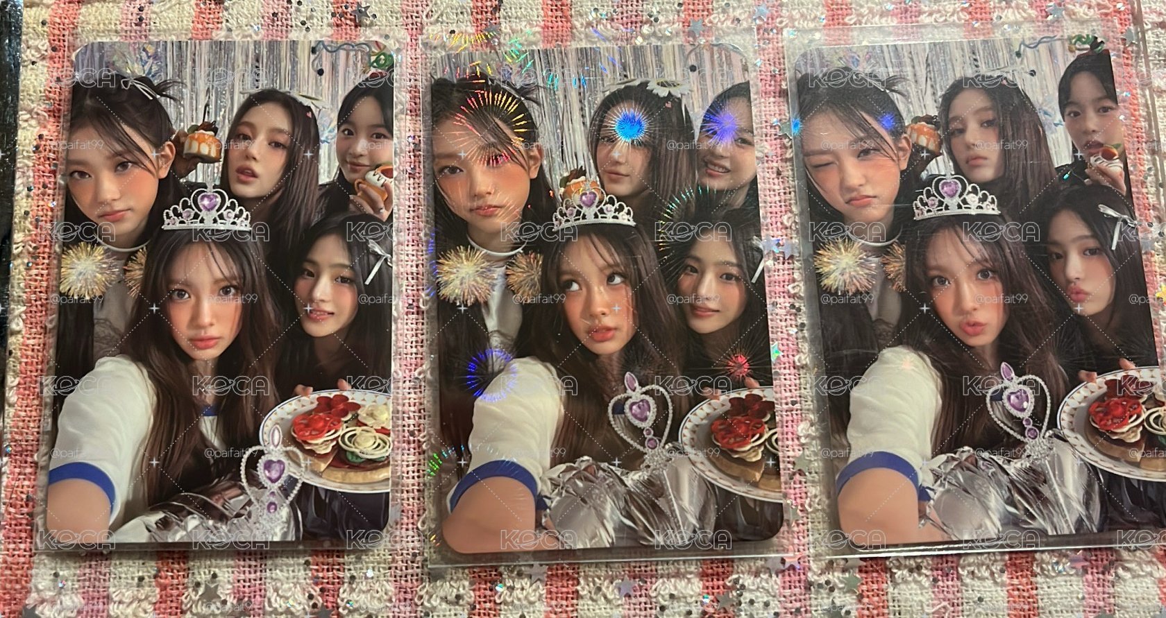 newjeans 24年曆團卡 套出不拆