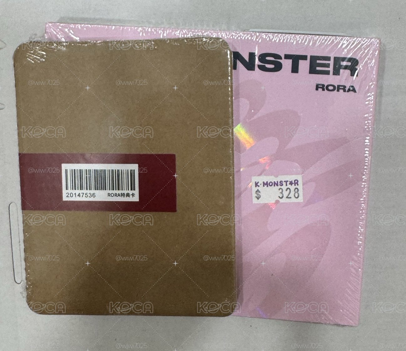 rora單封未拆+京東中背特典未拆
