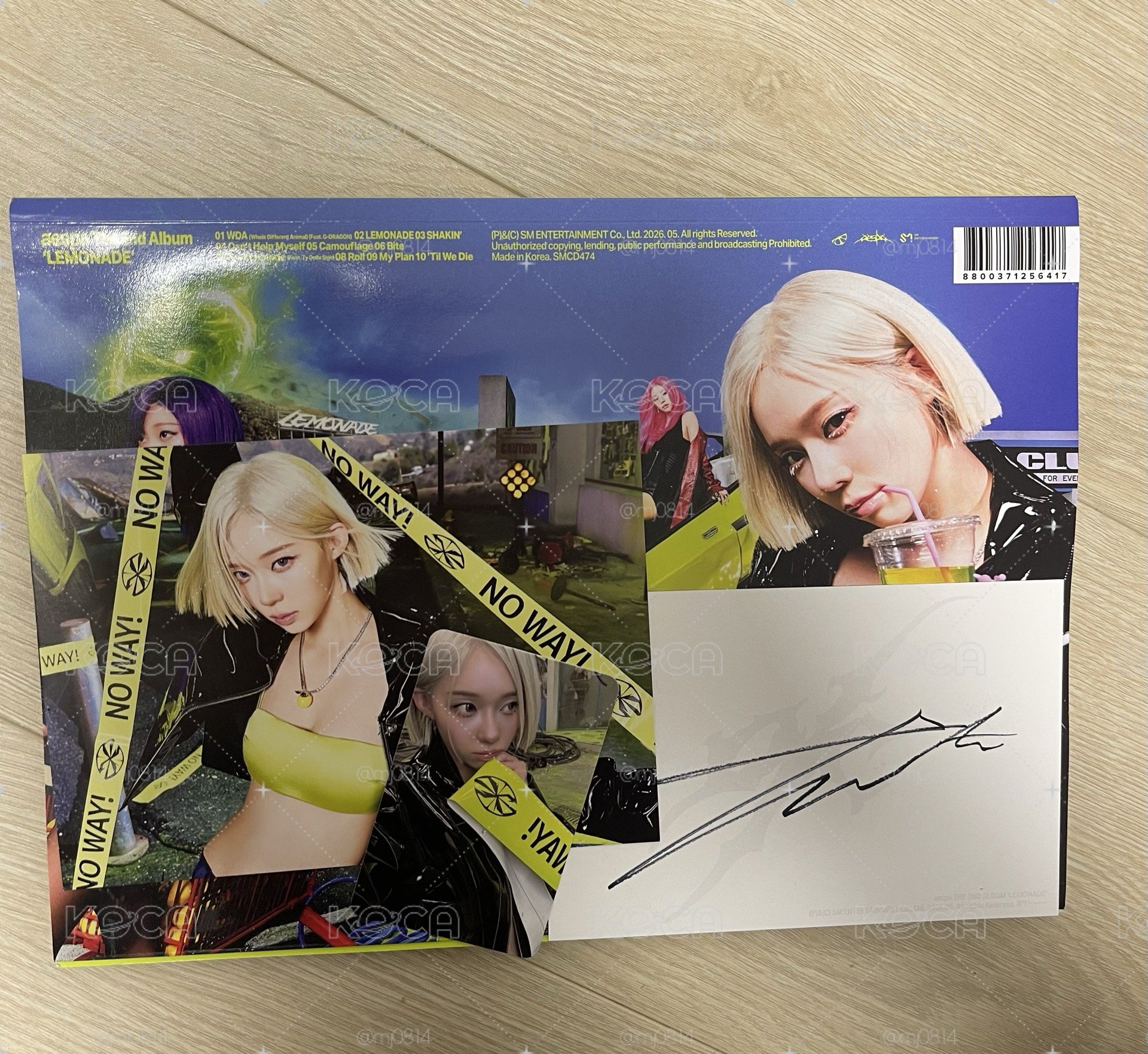 lemonade冬天舊版親簽全專