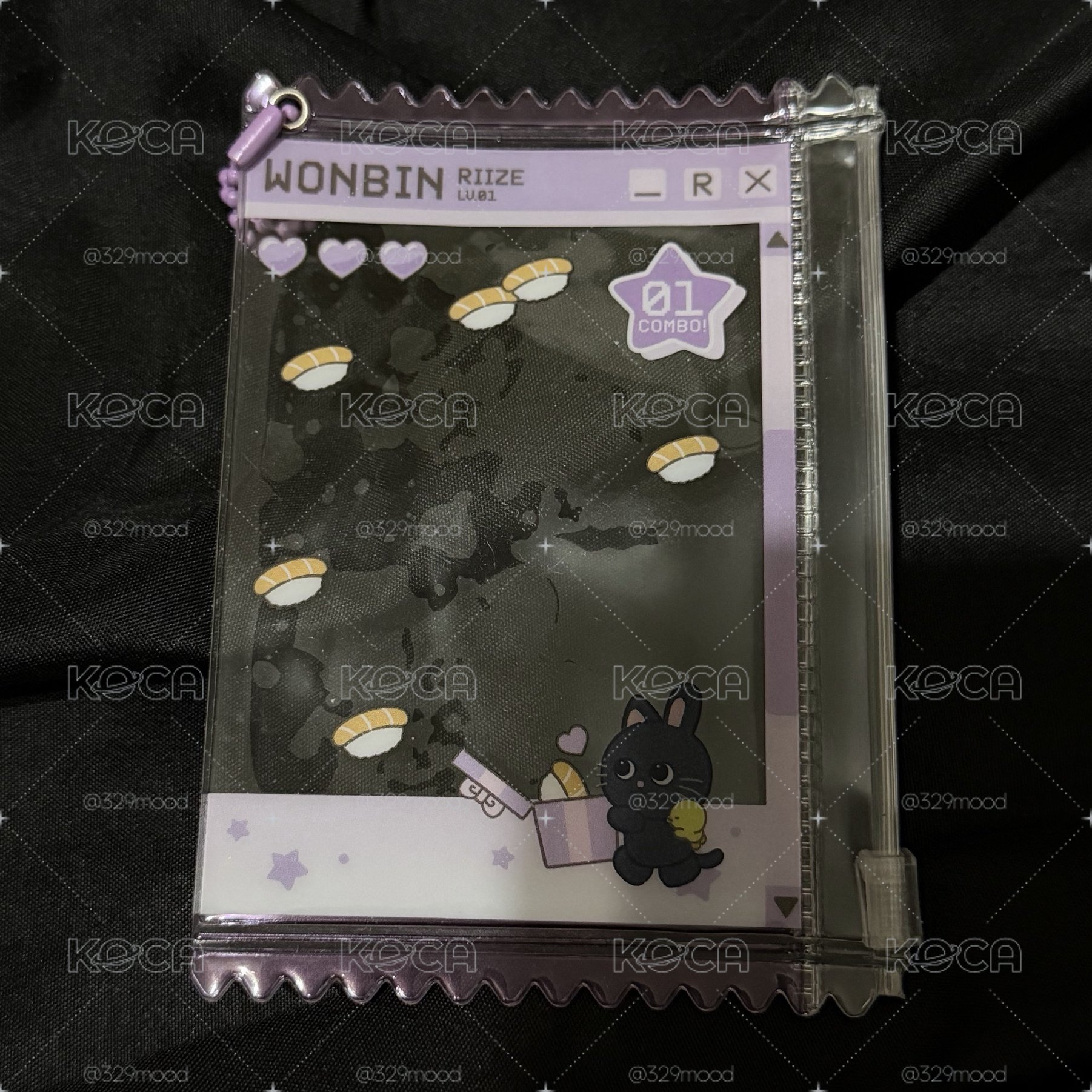 快閃pvc卡套 兔貓鴨
