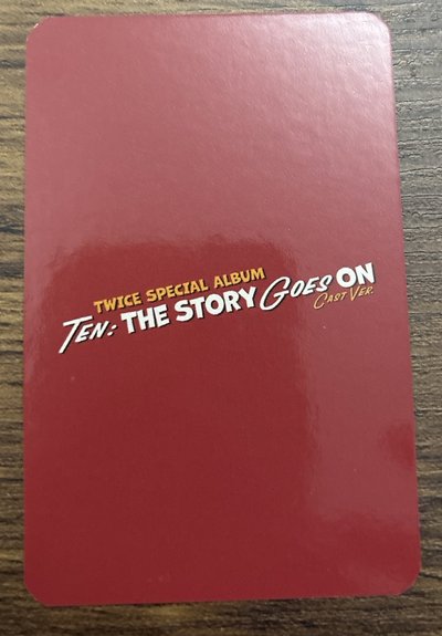 志效🧡TEN: The Story Goes On MK單封預售 特典卡 