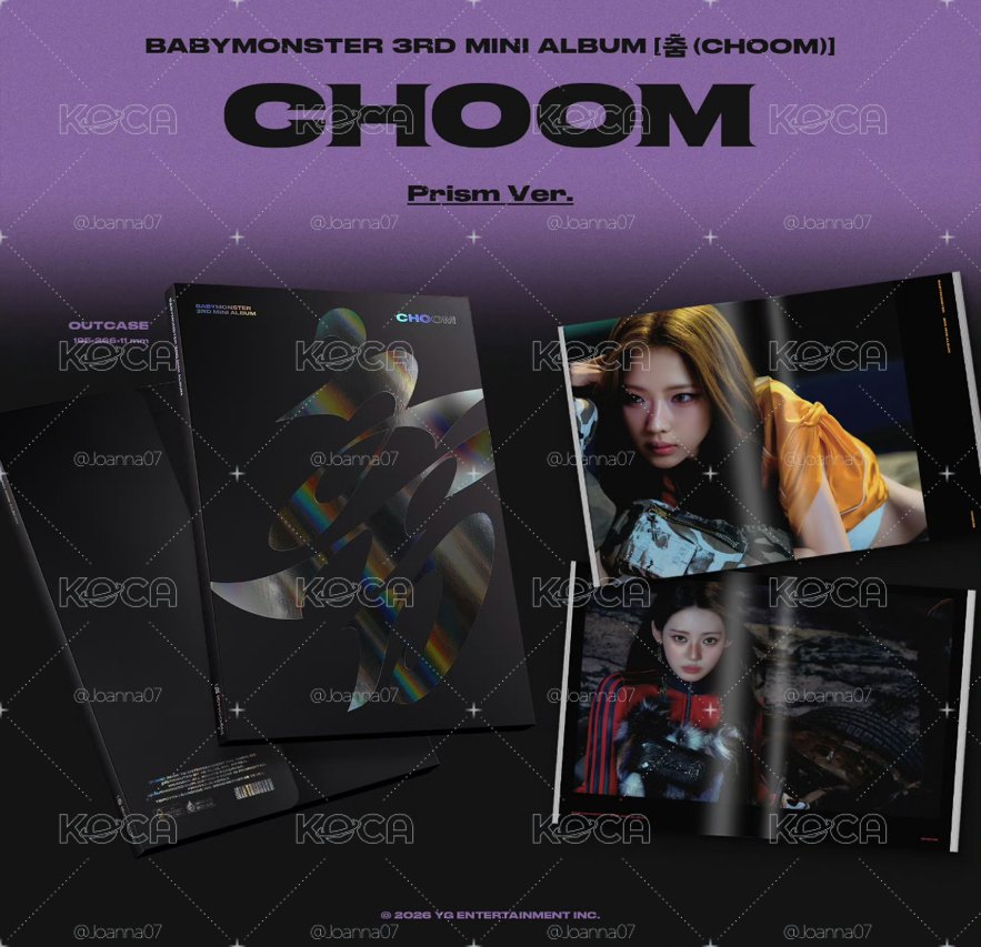 Babymonster choom 小盤
