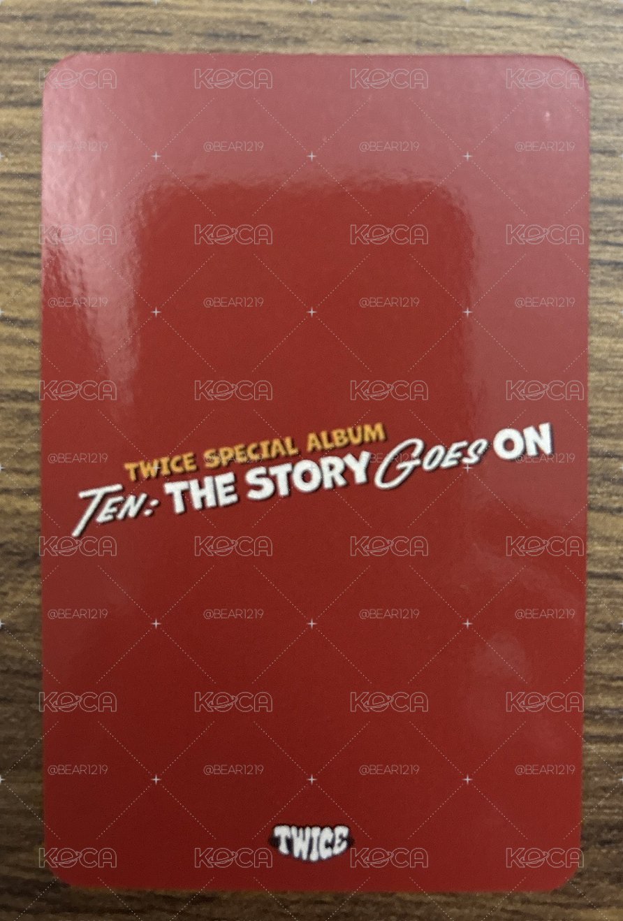 SANA💜TEN: The Story Goes On BDM單封預售 特典卡 