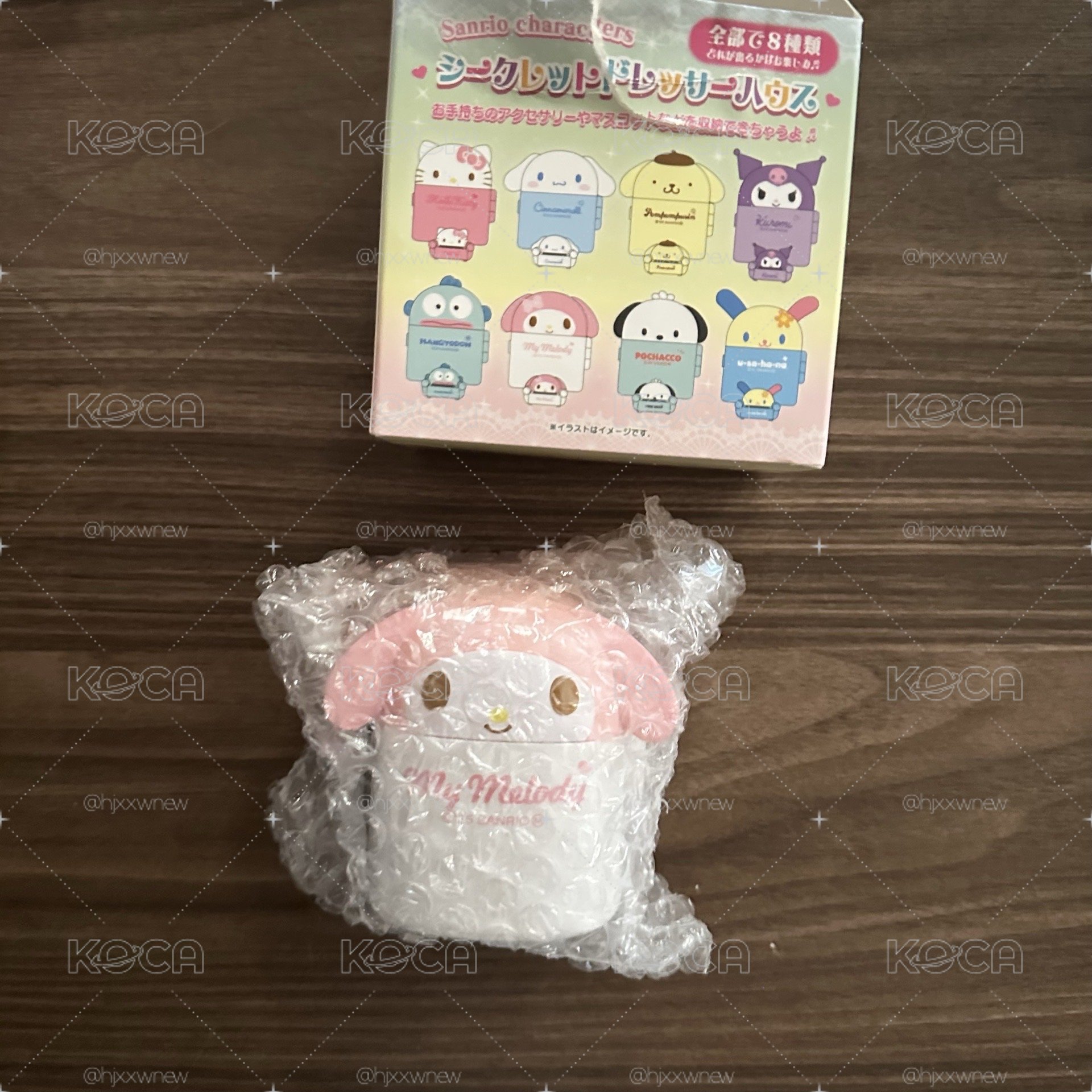三麗鷗盲盒確認款 收納盒房間系列 美樂蒂