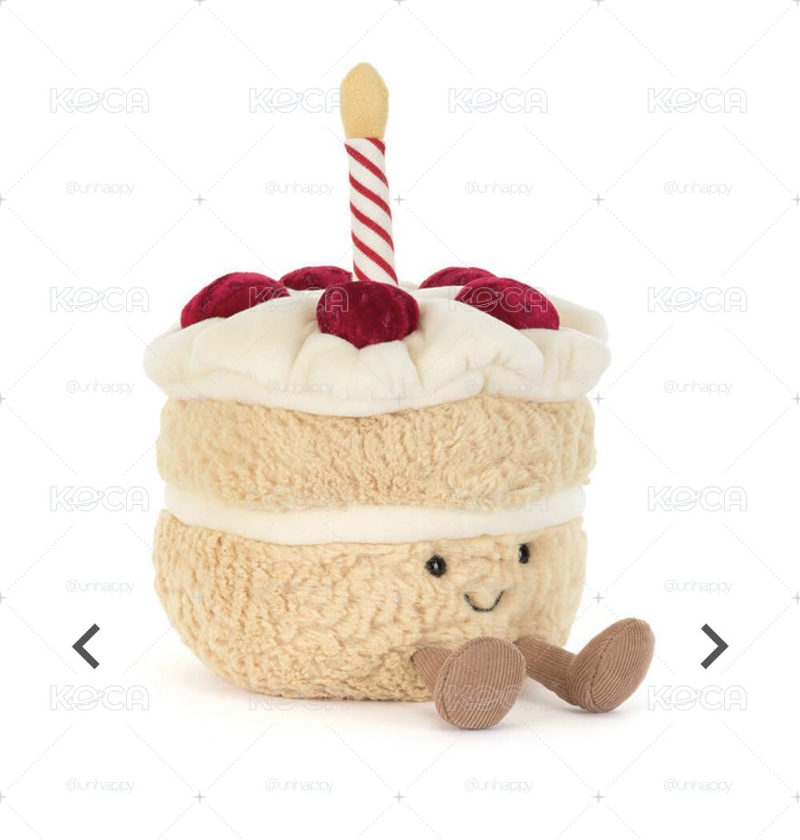 Jellycat🎂Amuseables Birthday Cake 16cm
