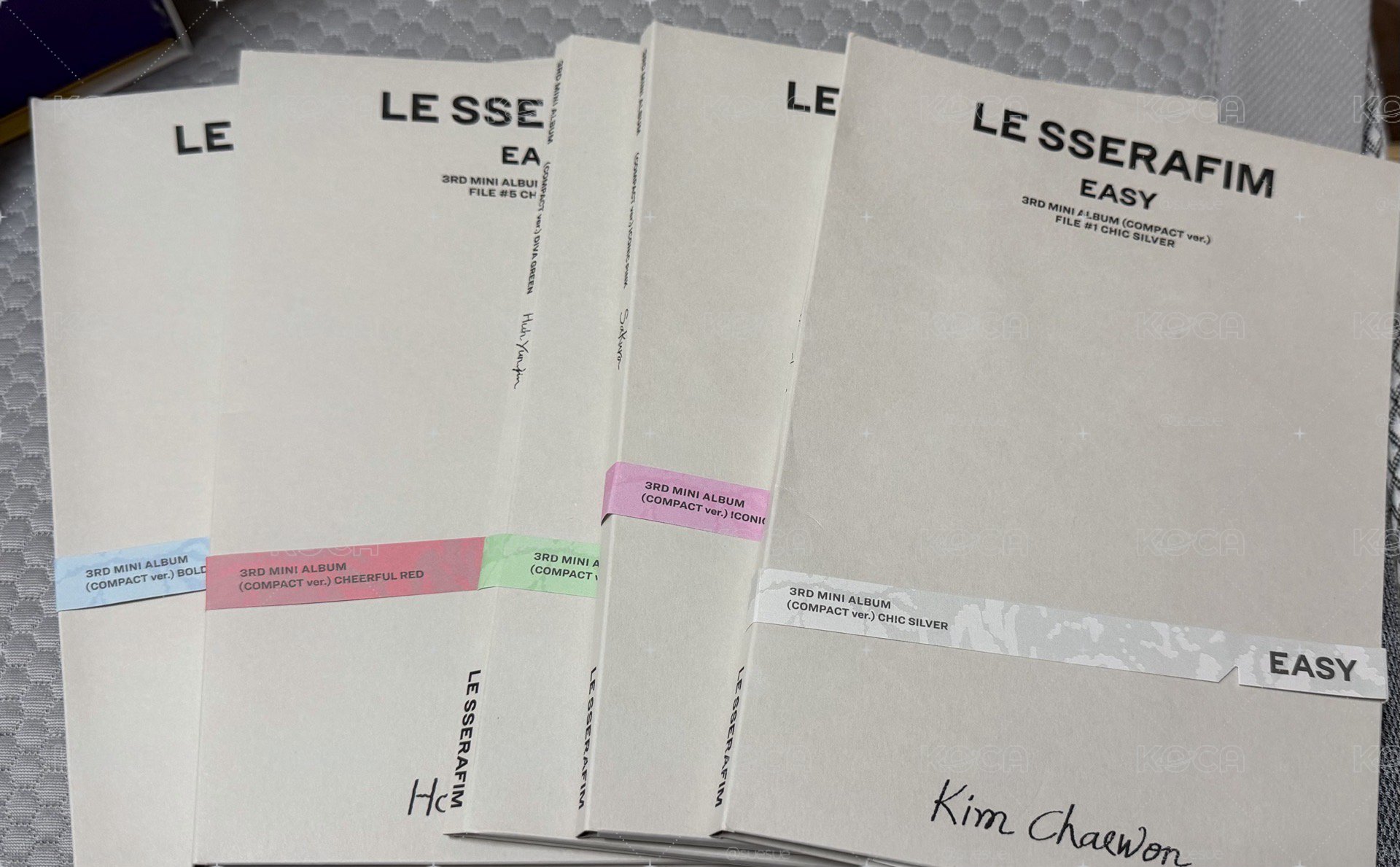 Le sserafim easy空專 兩張圖八本不拆