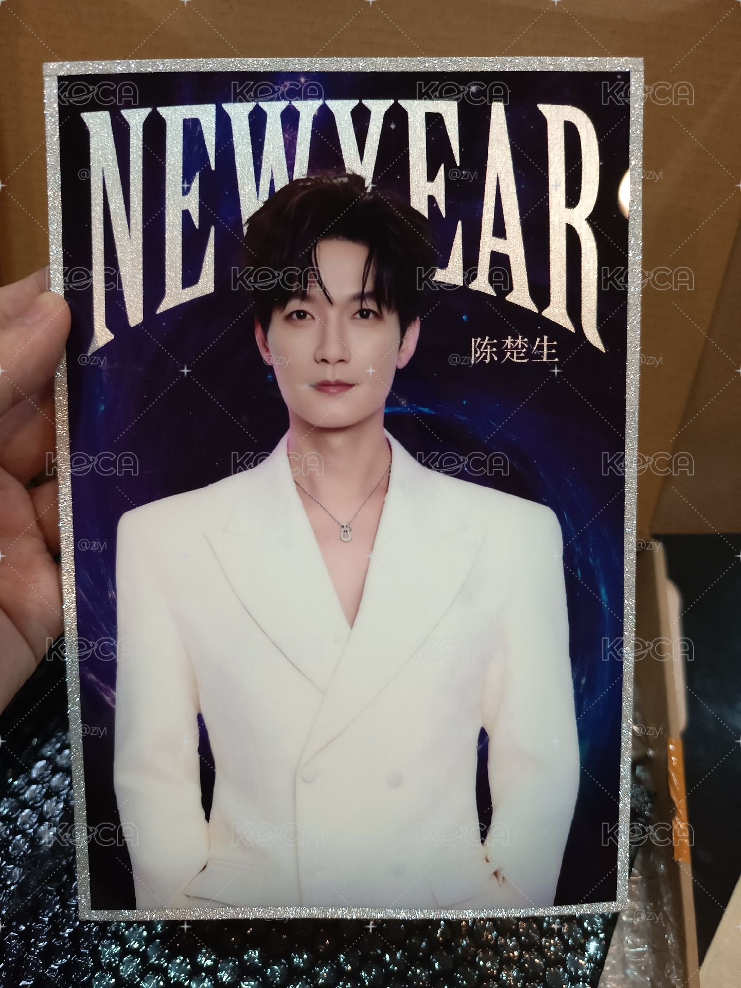 小芒跨年演唱會 逐光小卡陳楚生 孟子義  王嘉爾色紙