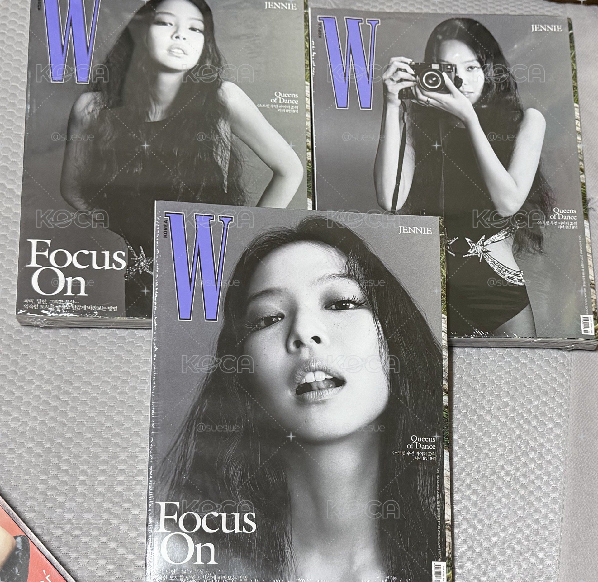 Jennie w Korea雜誌三本不拆