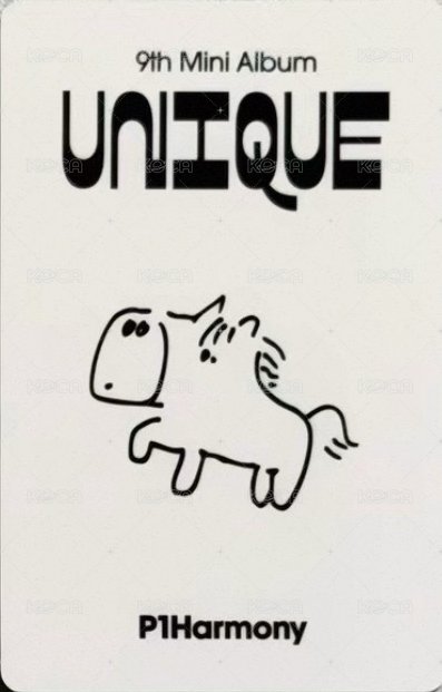 UNIQUE yzy 線上2.0 簽售卡 手繪卡背 背面