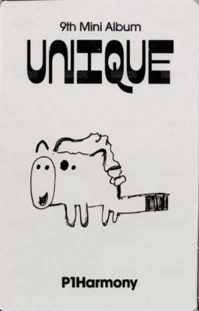 UNIQUE yzy 線上2.0 簽售卡 手繪卡背 背面