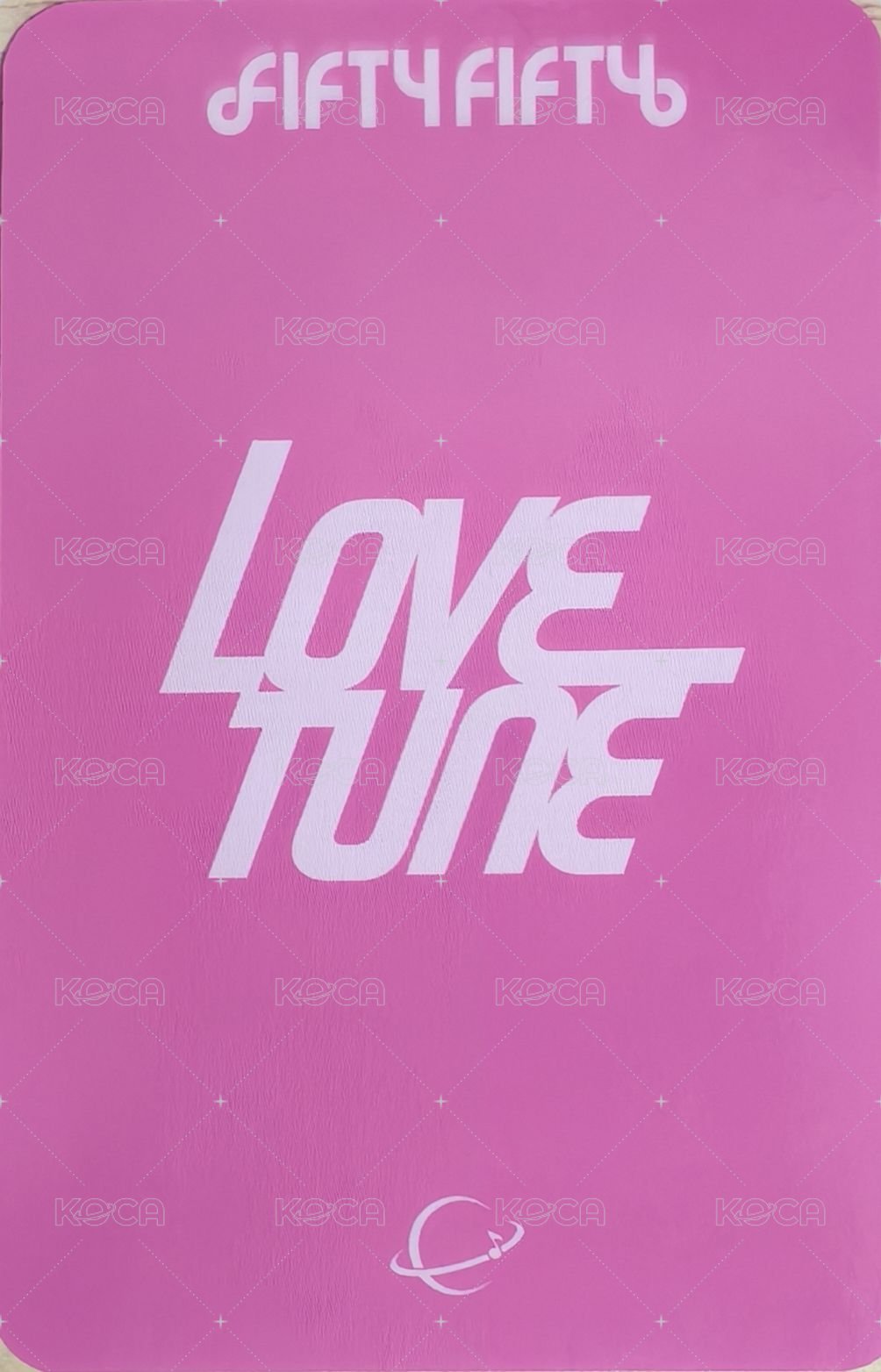 Love Tune Green Universe Music 線上 3.0 簽售卡 酷洛米 OK繃 背面