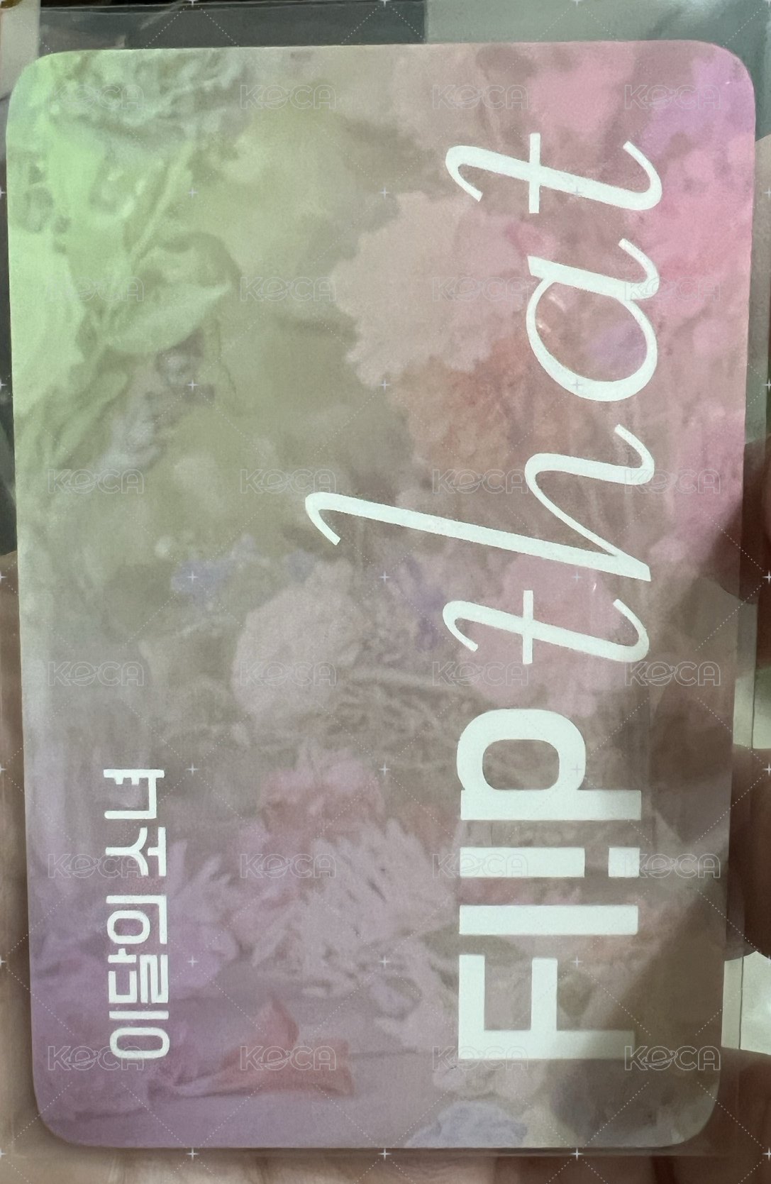 Flip That k4 K4 通路特典 特典卡  背面