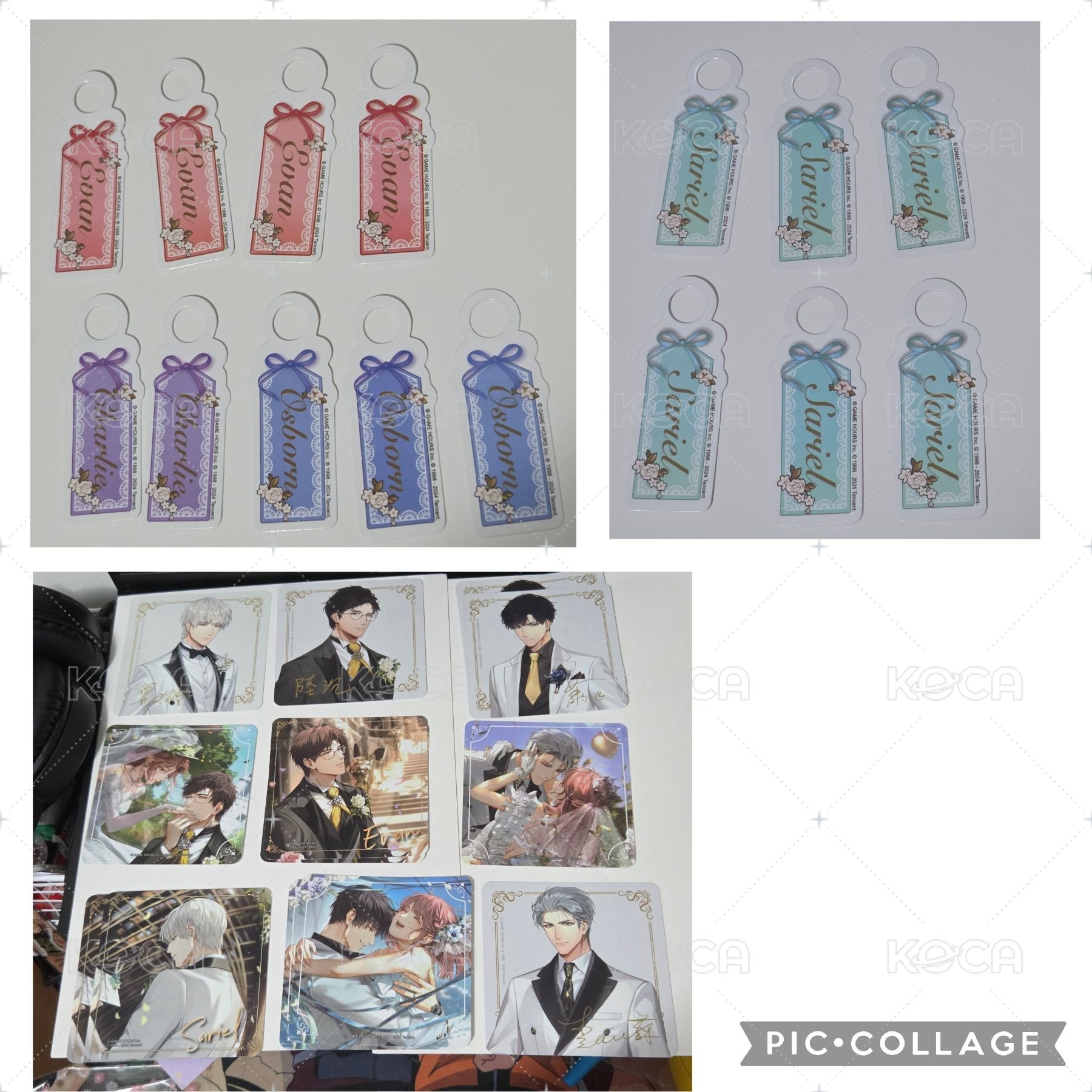 蕭逸白底杯墊+吸管套一個