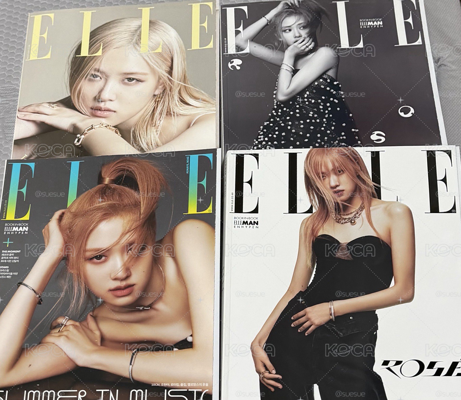 朴彩英 Elle 雜誌四本不拆