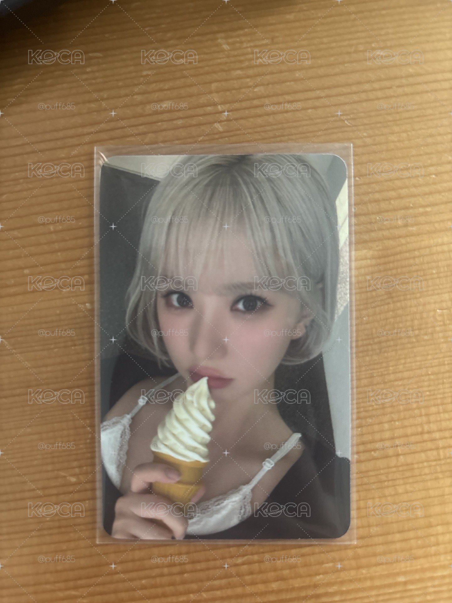 Eunha 正一 冰淇淋 簽售卡