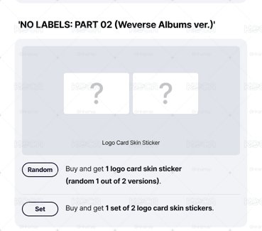 代購 NO LABELS: PART 02' 電子專
