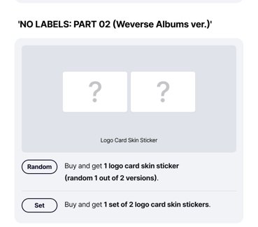 代購 NO LABELS: PART 02' 電子專