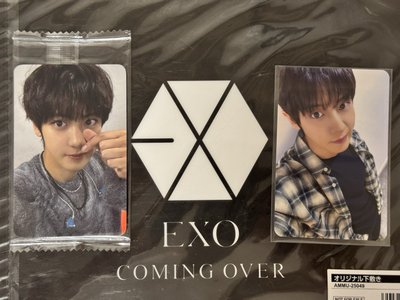 EXO 燦烈全新未拆UPSIDE DOWN k4入場卡+ms簽售卡