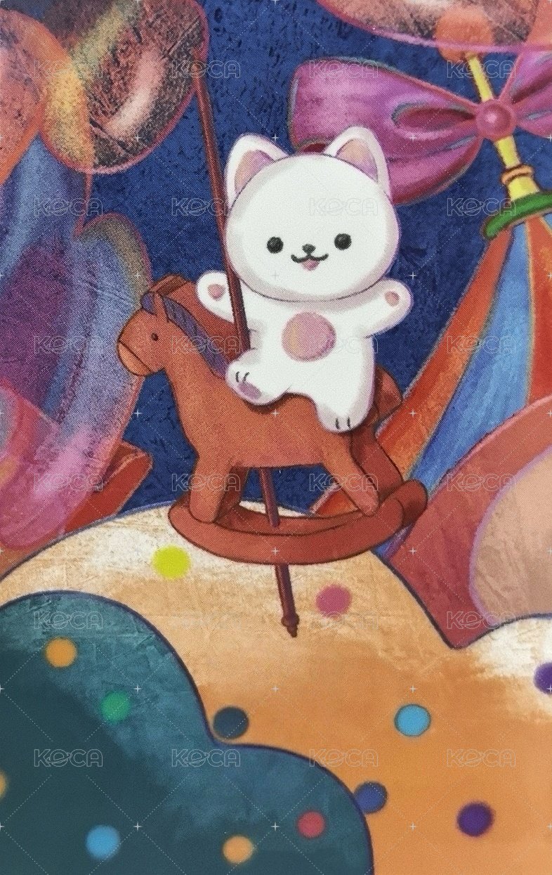 好朋友 棉娃掛件 周邊卡  背面