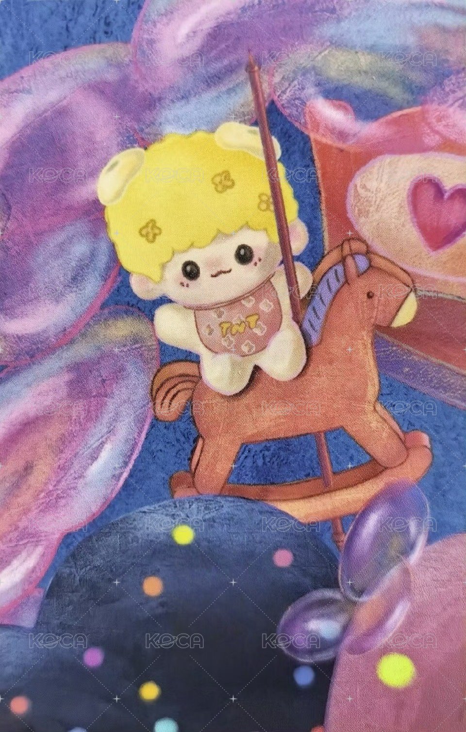 好朋友 棉娃掛件 周邊卡  背面