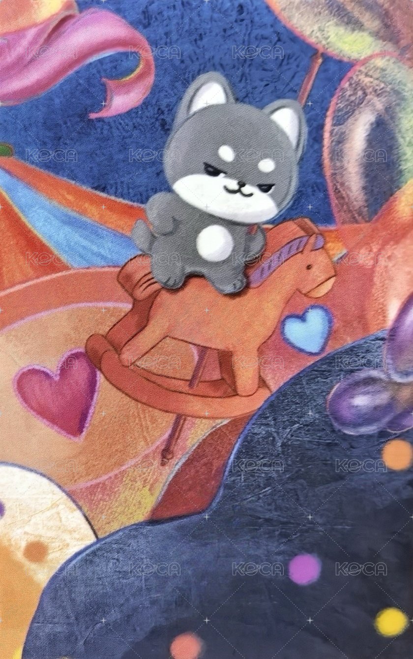 好朋友 棉娃掛件 周邊卡  背面