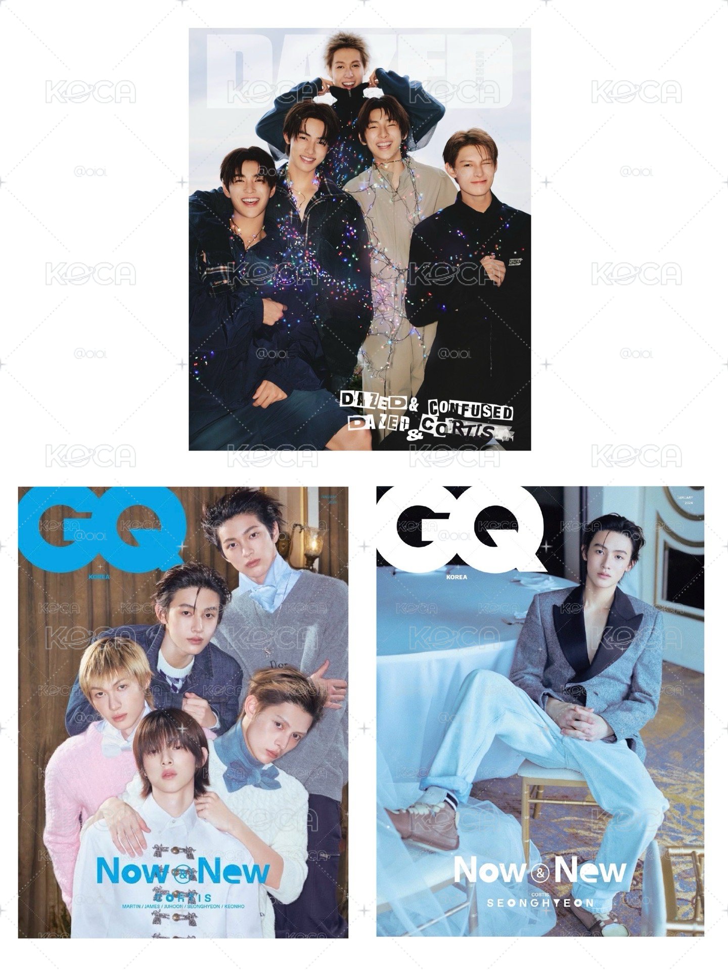 DAZED雜誌團封、GQ雜誌團封及玹封（保留中 勿下單🚫）