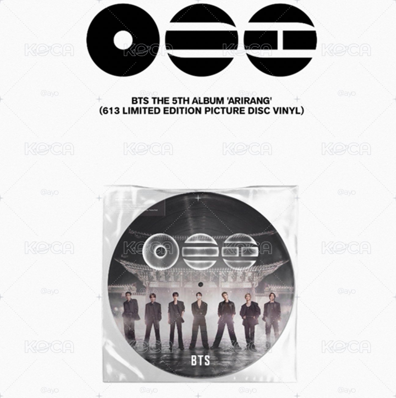 'ARIRANG' (613 Limited Edition Picture Disc Vinyl)