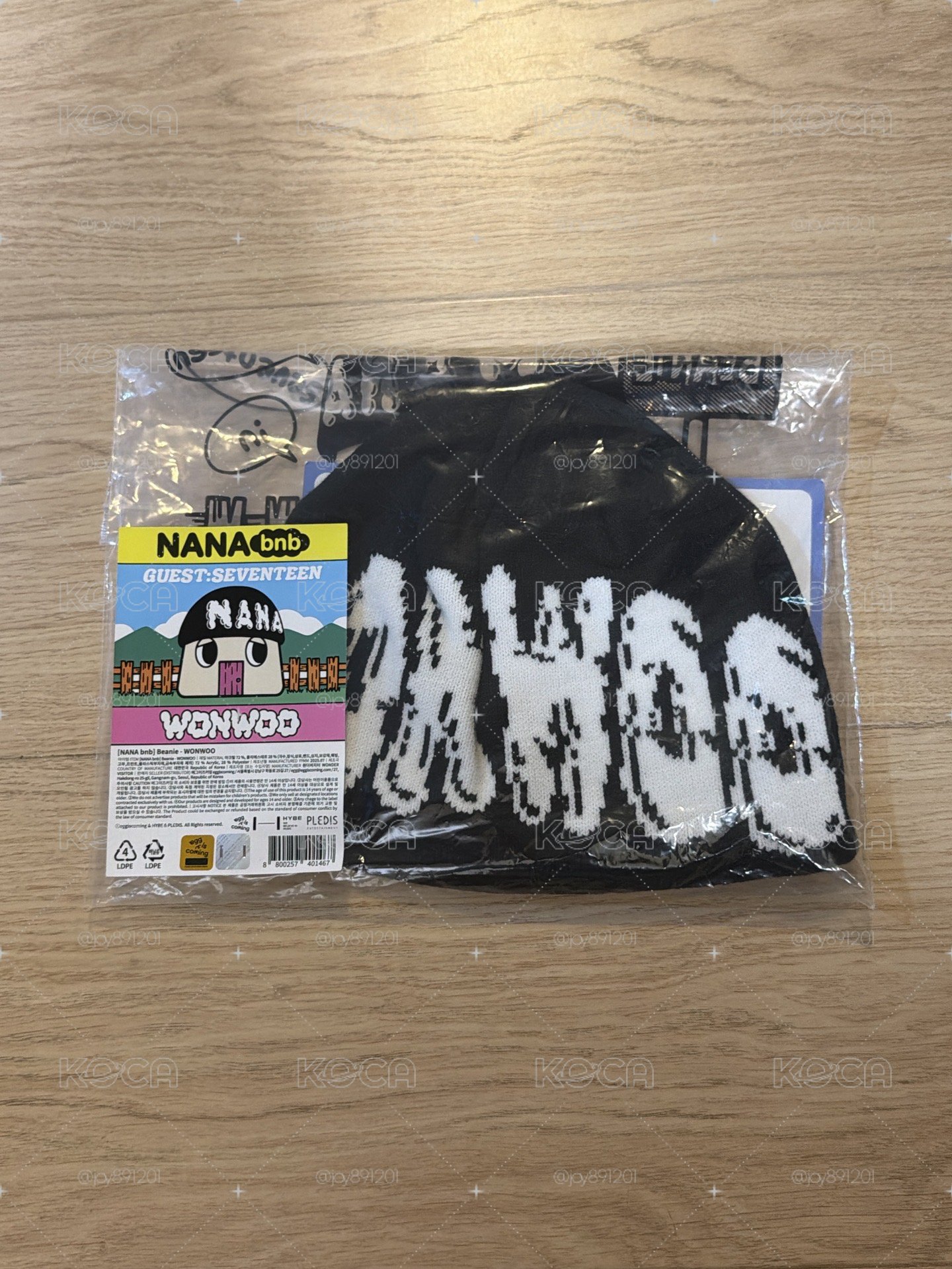 圓 NANA bnb毛帽