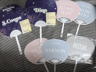 (現貨 可當日寄出）seventeen 日巡 迷你扇子 小扇子 hanabi 勝哲 淨漢 圓佑 順榮 勝寛 瀚率 李燦