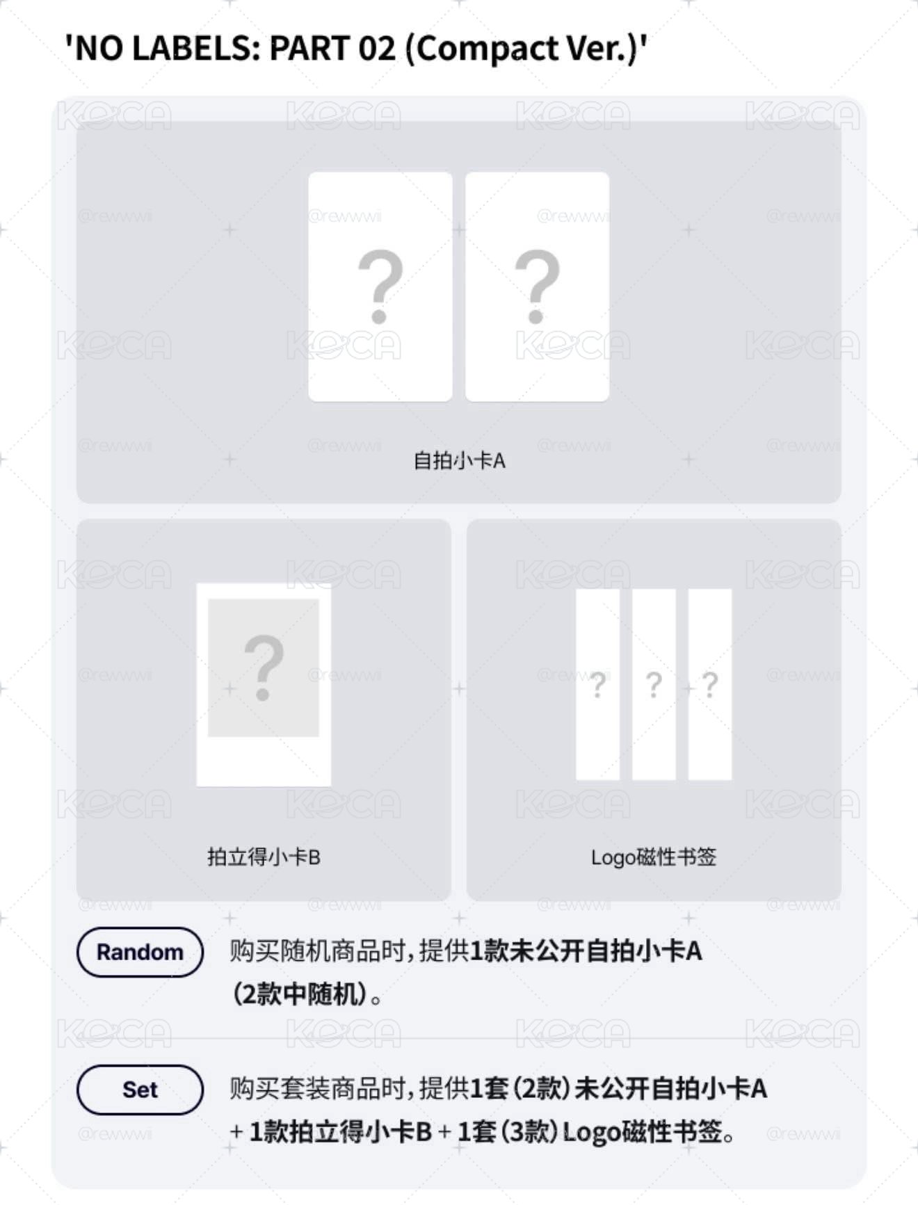 YEONJUN No Labels PART 02 崔然竣part 02專輯