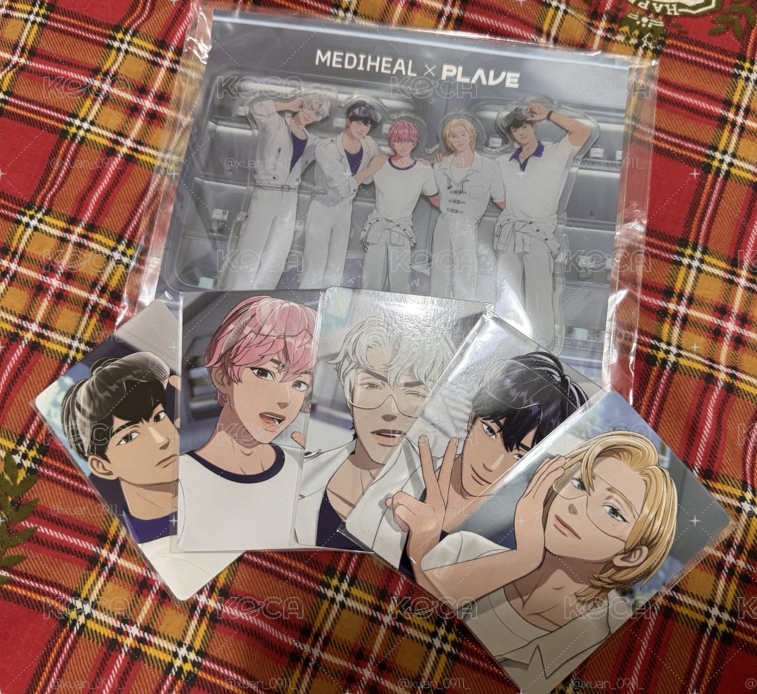 MEDIHEAL x PLAVE 6.0立牌小卡組