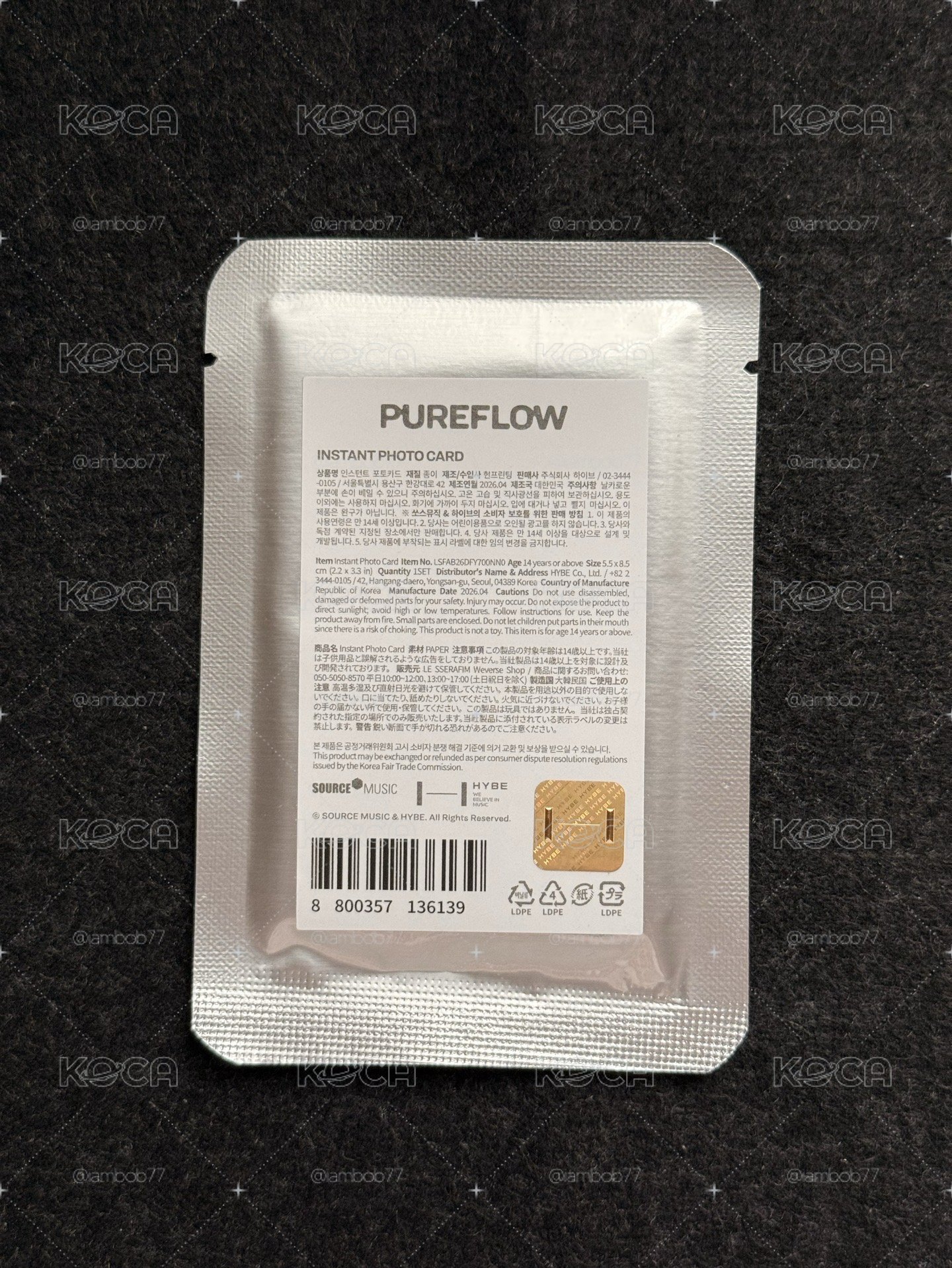 正規二快閃現貨 拍立得未拆卡包