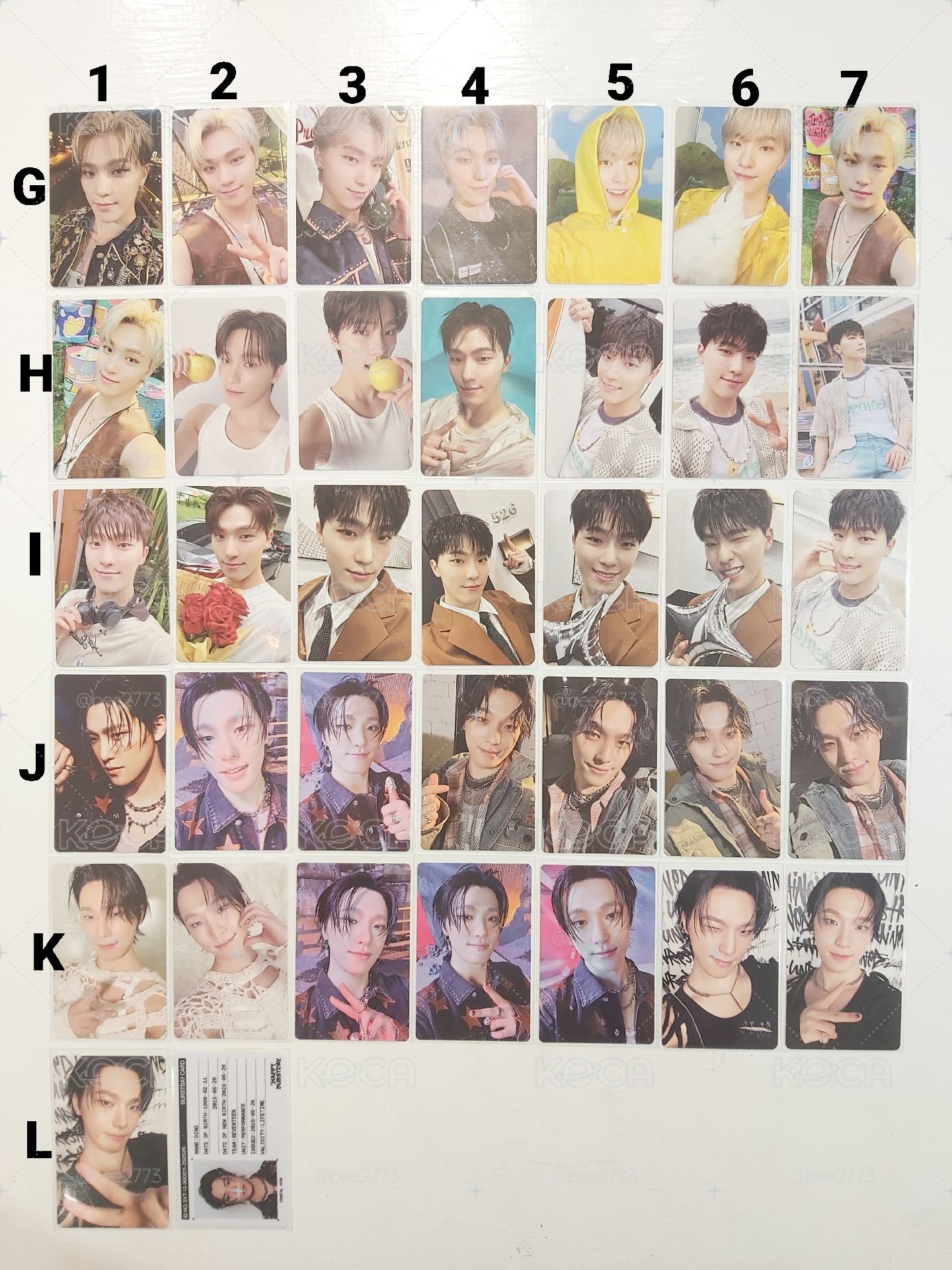 #SEVENTEEN DINO專卡p2
