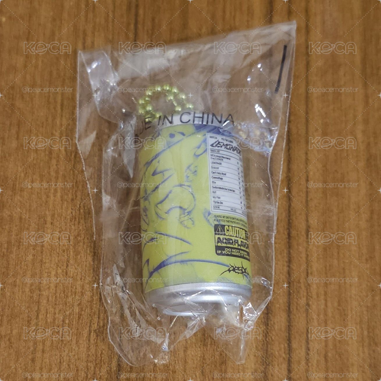 現貨 aespa Lemonade快閃店扭蛋 鋁罐吊飾吉