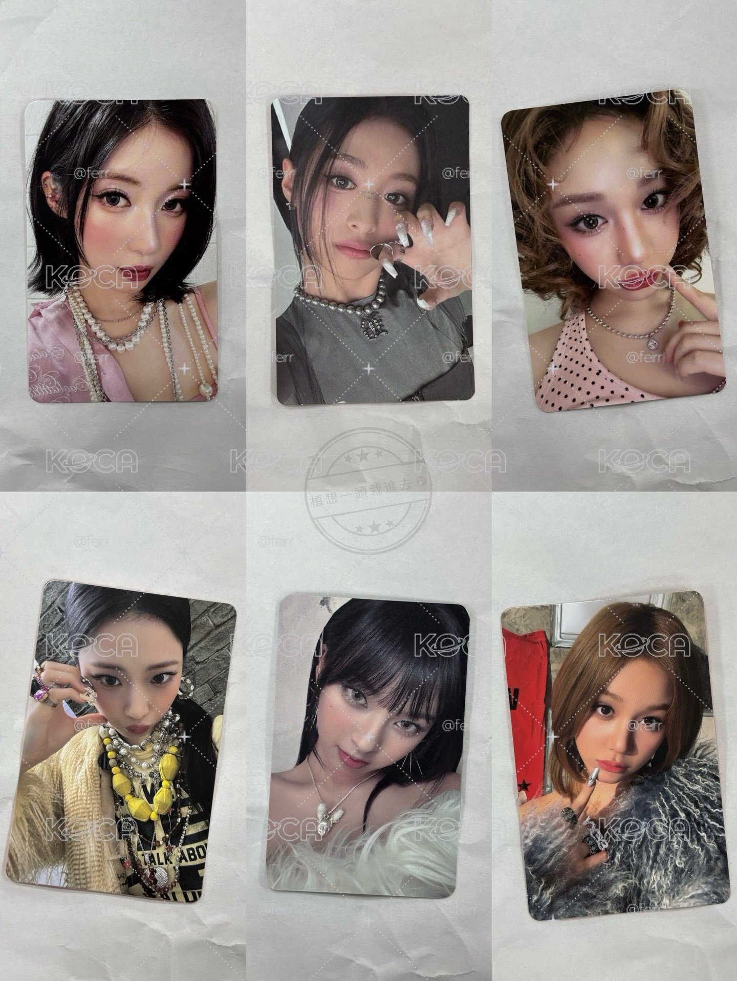 BABY MONSTER 小盤 代言卡 周邊卡 專卡 RUKA PHARITA AHYEON CHIQUITA