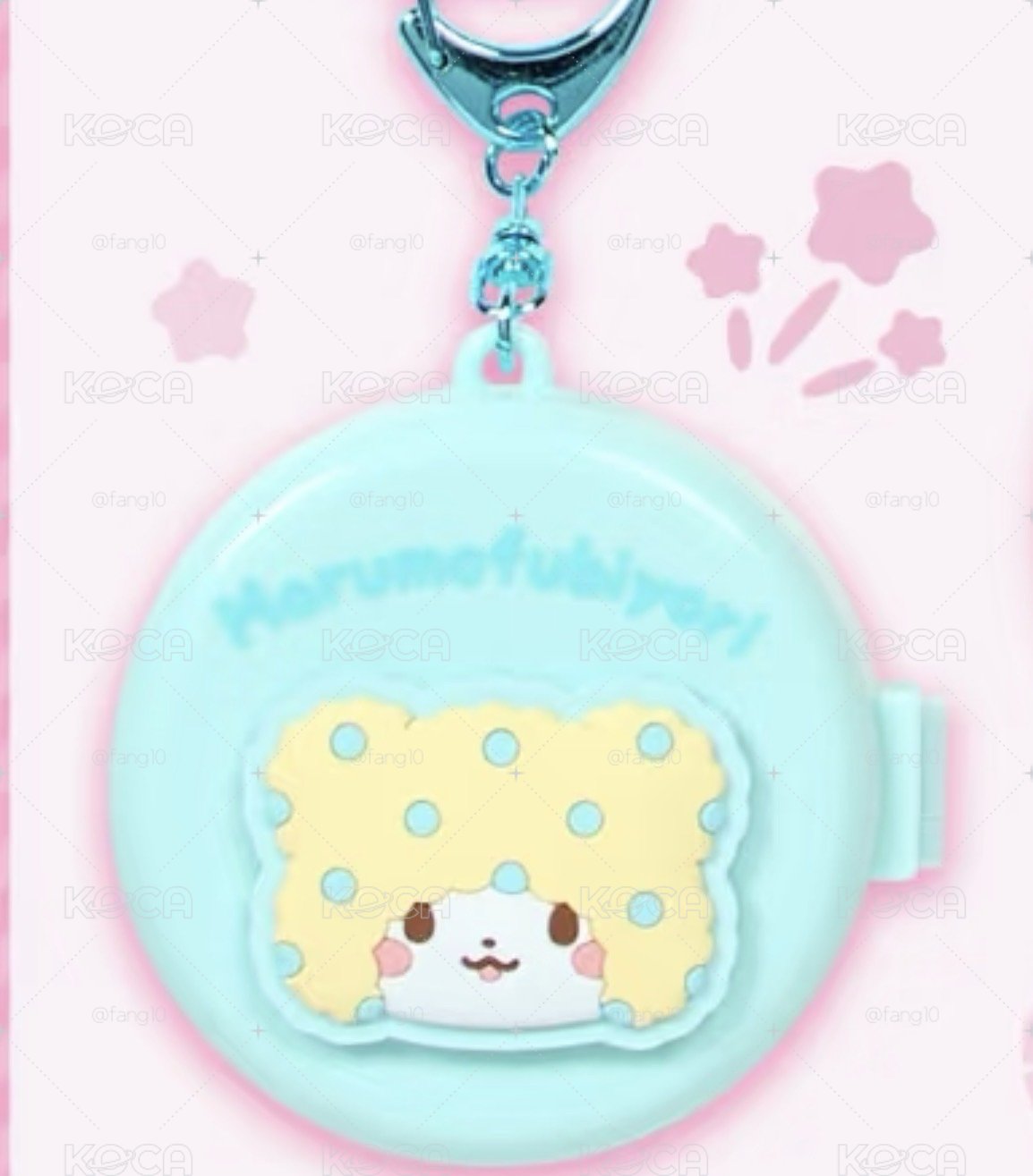 三麗鷗新品鏡梳吊飾 毛毯熊