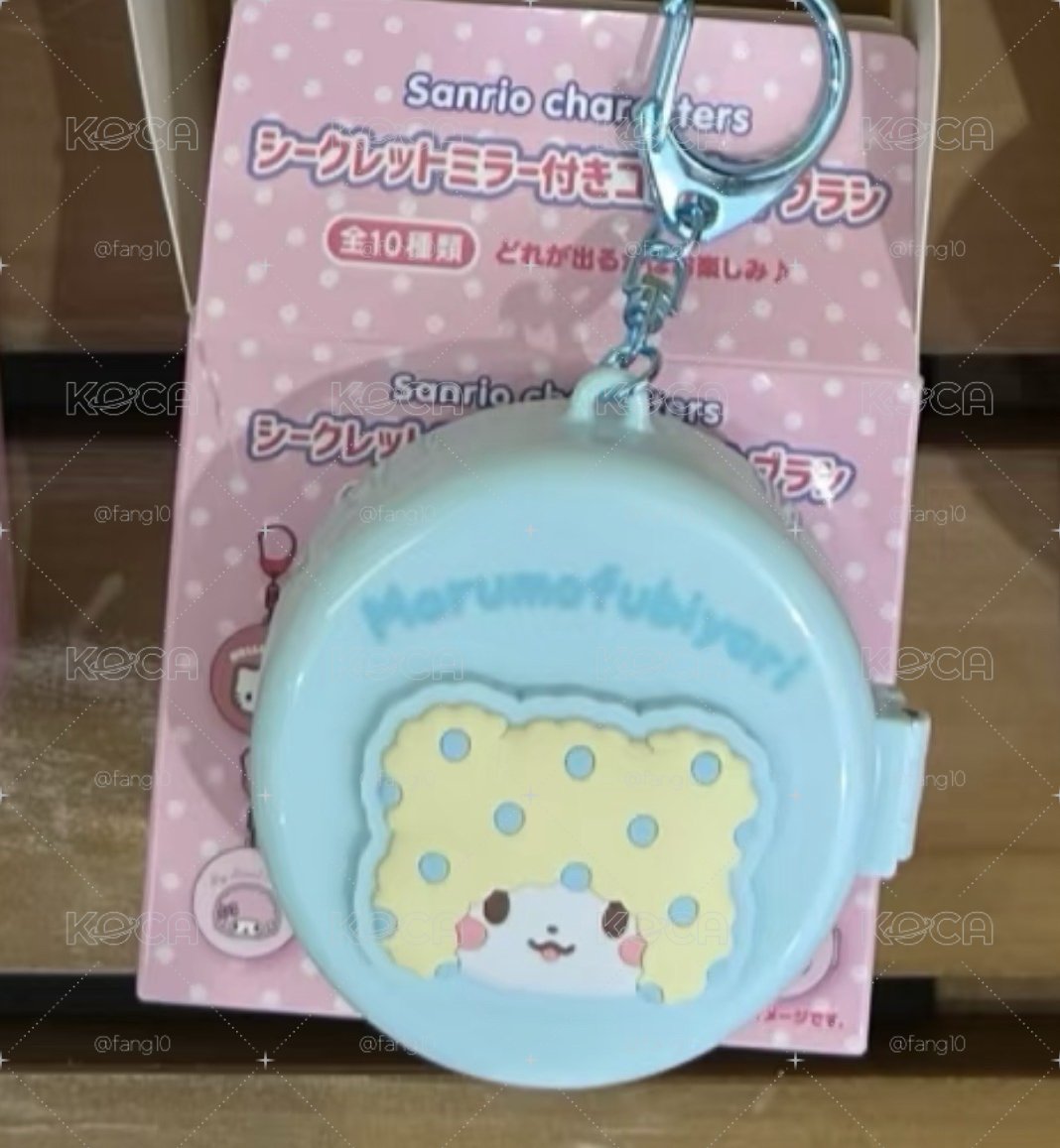 三麗鷗新品鏡梳吊飾 毛毯熊