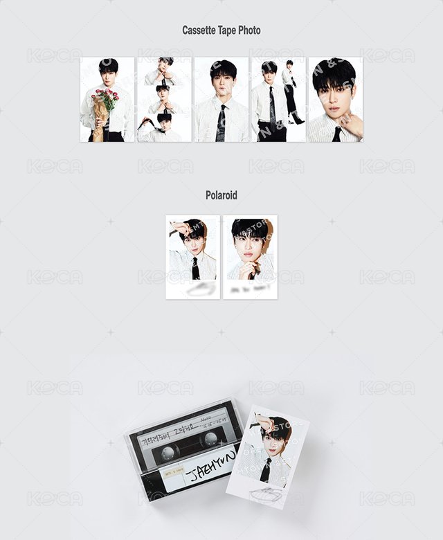 JAEHYUN FAN-CON TOUR < Mono > 明信片 CASSETTE TAPE PHOTO SET 背面