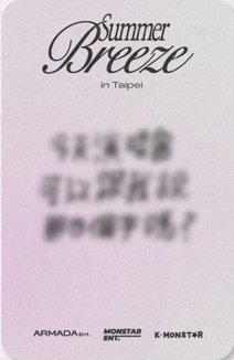 ONE PACT: SUMMER BREEZE inTaipei 入場卡 / 場限卡  背面