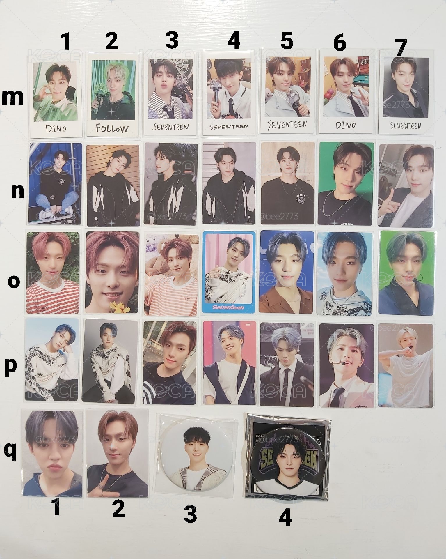 SEVENTEEN 場周隨機卡/拍立得/徽章p3