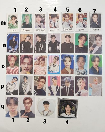 SEVENTEEN 場周隨機卡/拍立得/徽章p3