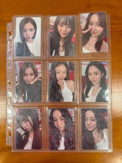 TWICE 新國立滿額卡一套