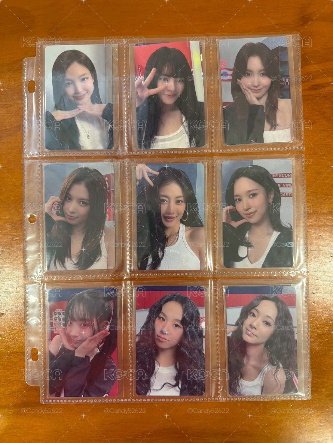 TWICE 新國立手幅小卡一套