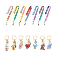 BT21 鑰匙圈吊飾 掛繩組 FLOWER系列