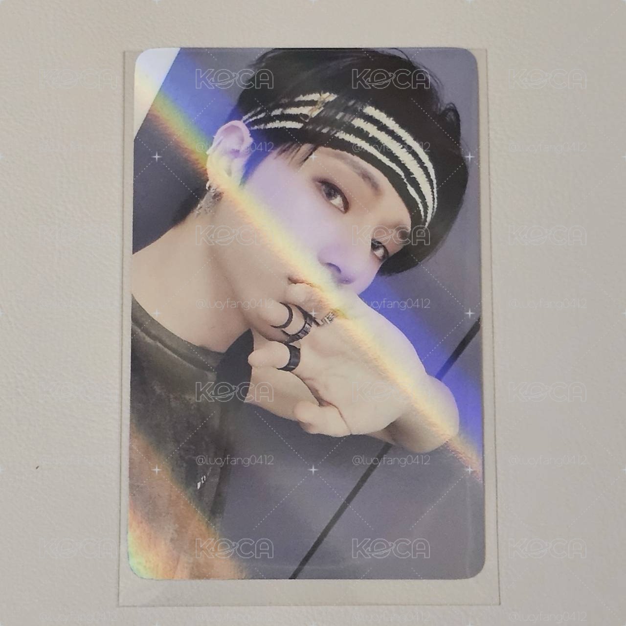 ATEEZ 友榮 WOOYOUNG OUTLAW MS 特典卡 閃卡