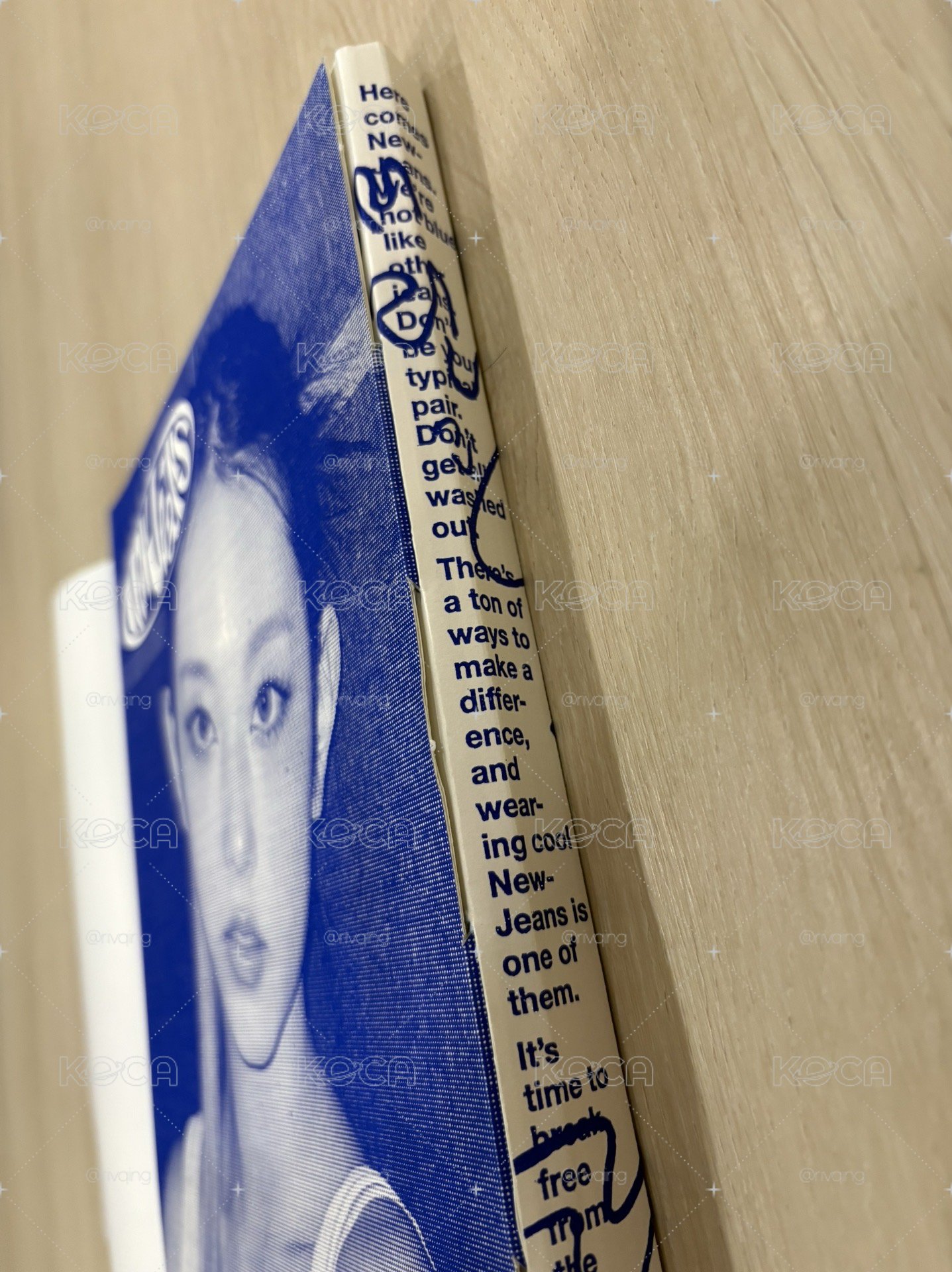 NewJeans Haerin Bluebook 藍書 空專