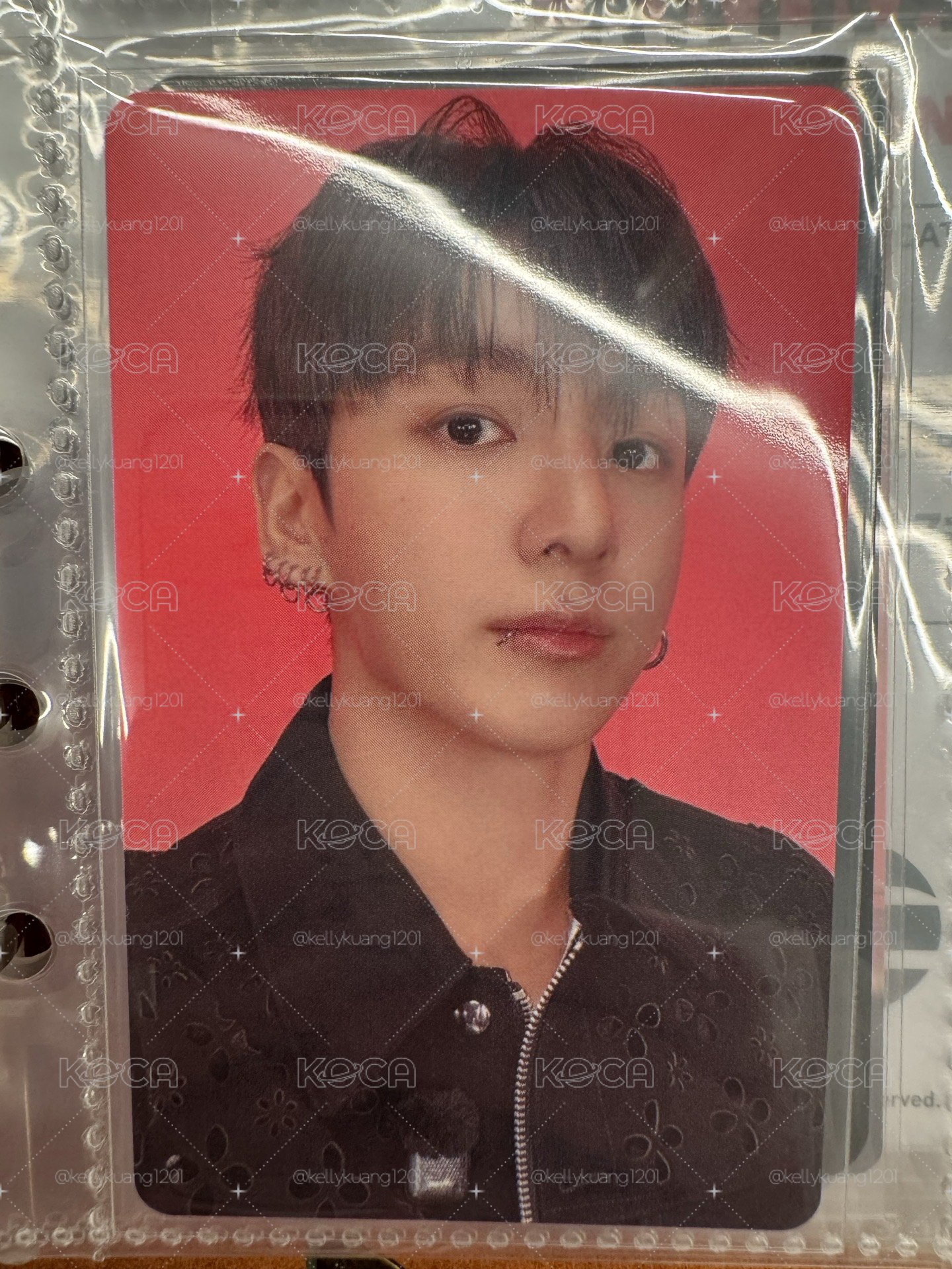 BTS 防彈少年團  田柾國 日咖 幸運卡 小卡