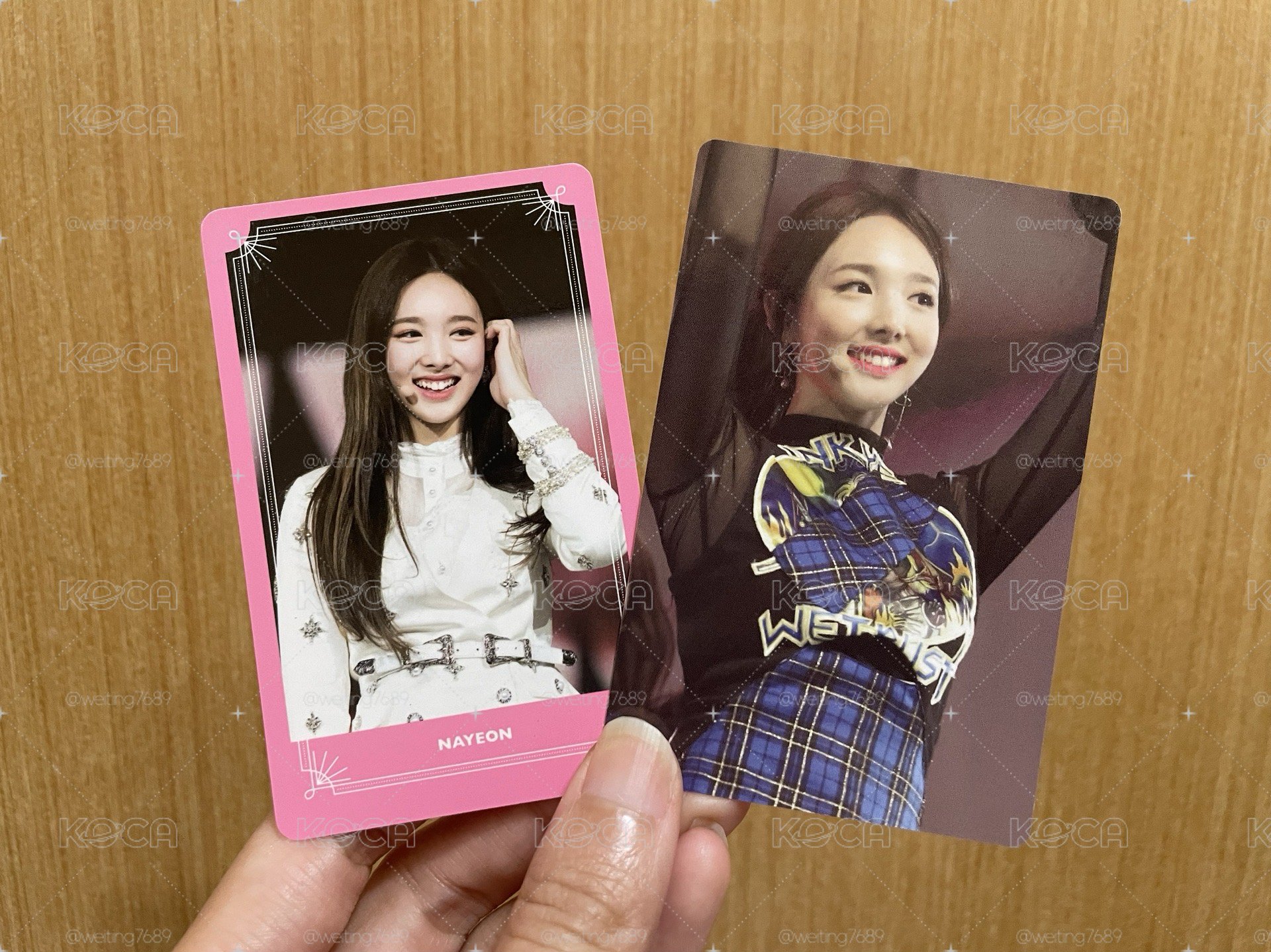 twice_歷代演唱會小卡 娜璉